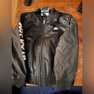 Nike Kids Bomber Jacket Size 4T Black